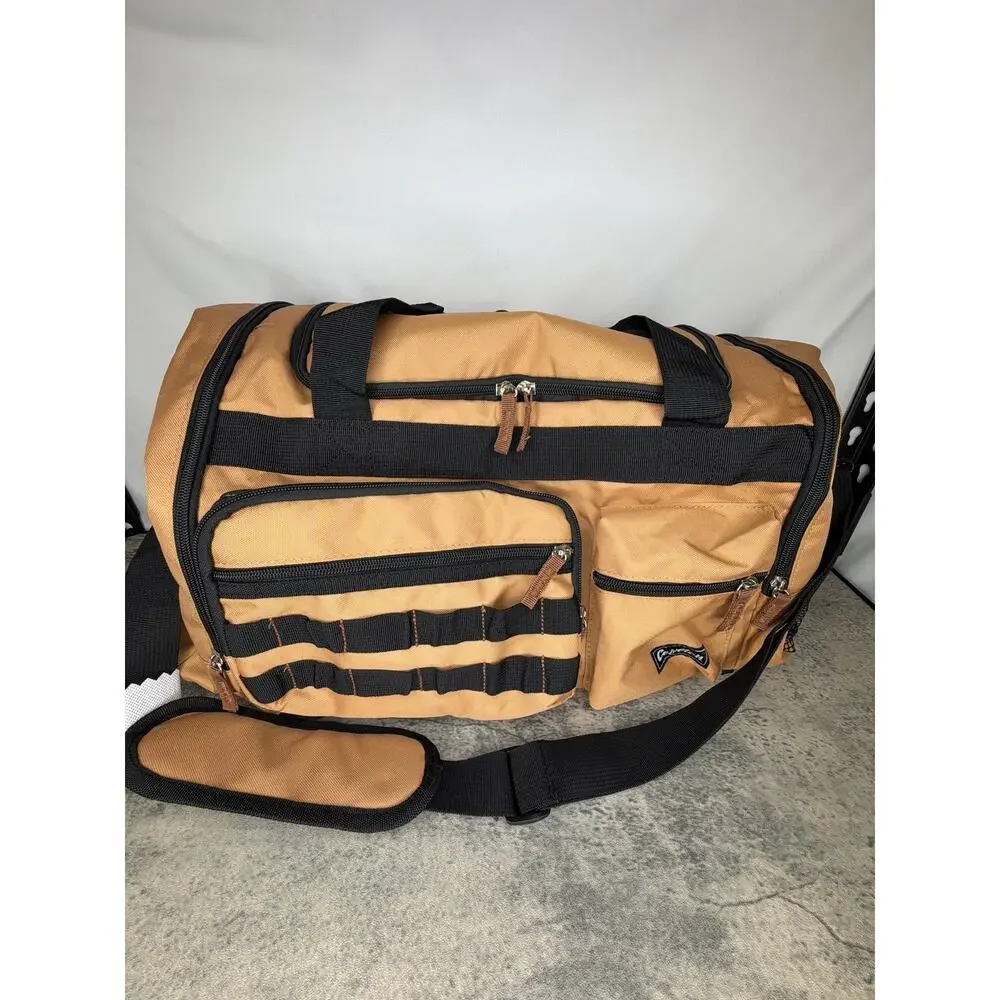 3-in-1 39L Sports Travel Duffel Bag, Gym Bag, Weekender Overnight Backpack-Brown